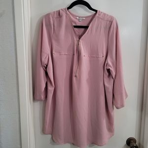 Pink 3/4 sleeve top, MPH Collection